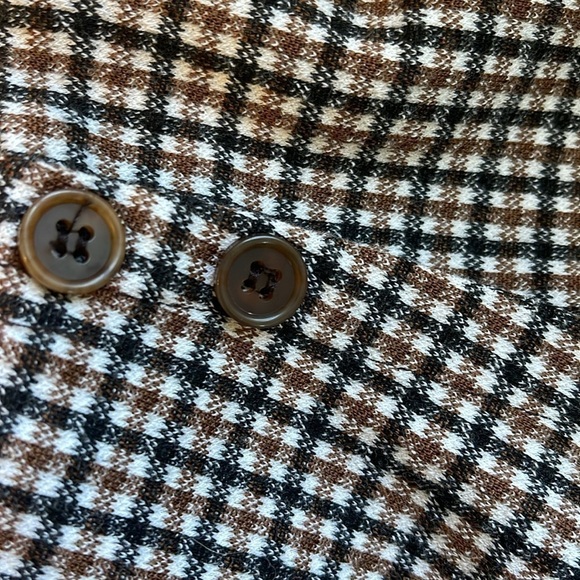 Zara kids size 2-3 years skirt in plaid print black, brown, white mix - Picture 6 of 7